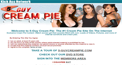 Desktop Screenshot of 5-guy-cream-pie.com